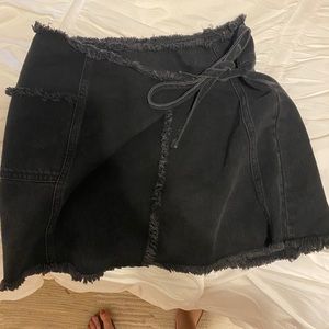 Wrap Mini Skirt